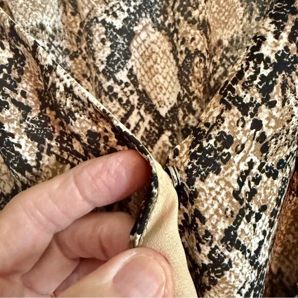 Maurices Size Large Animal Print Camisole Tank Babydoll Y2K Fairy Dainty - Picture 4 of 9